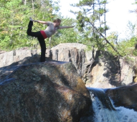 dancer pose, finding balance through yoga